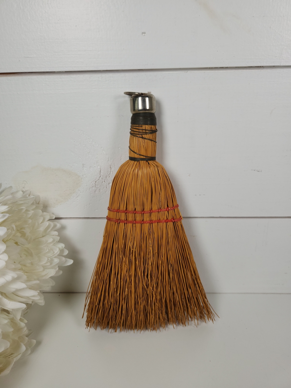 Vintage Whisk Broom | Primitive Farmhouse Brooms | Old Hand Whisk Broom